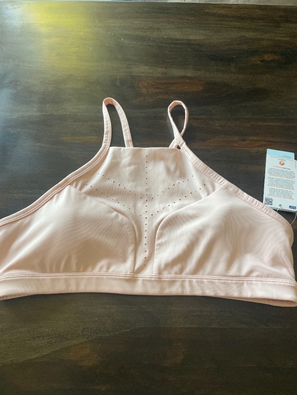NEW Zella Pink Sports Bra Medium Support, Size Large